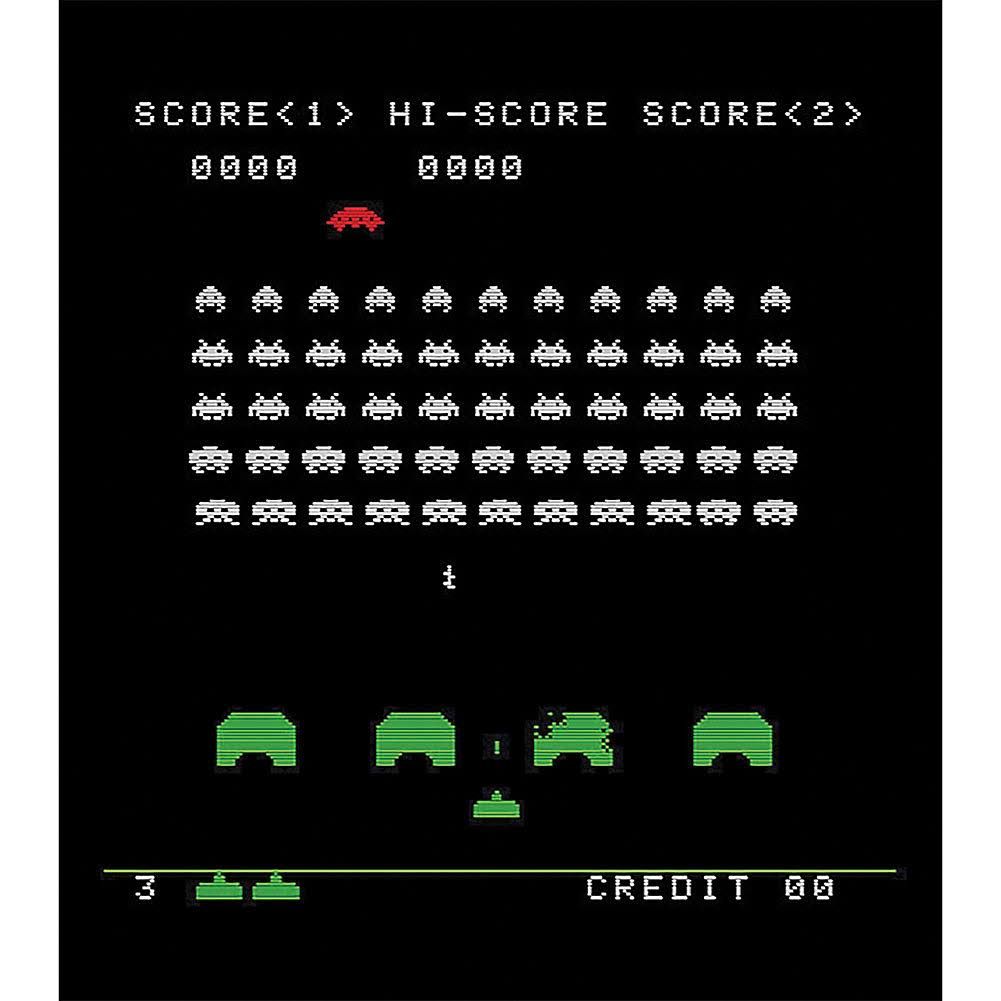 Space Invaders Classic Tiny Arcade Game Palm Size W Authentic Sounds