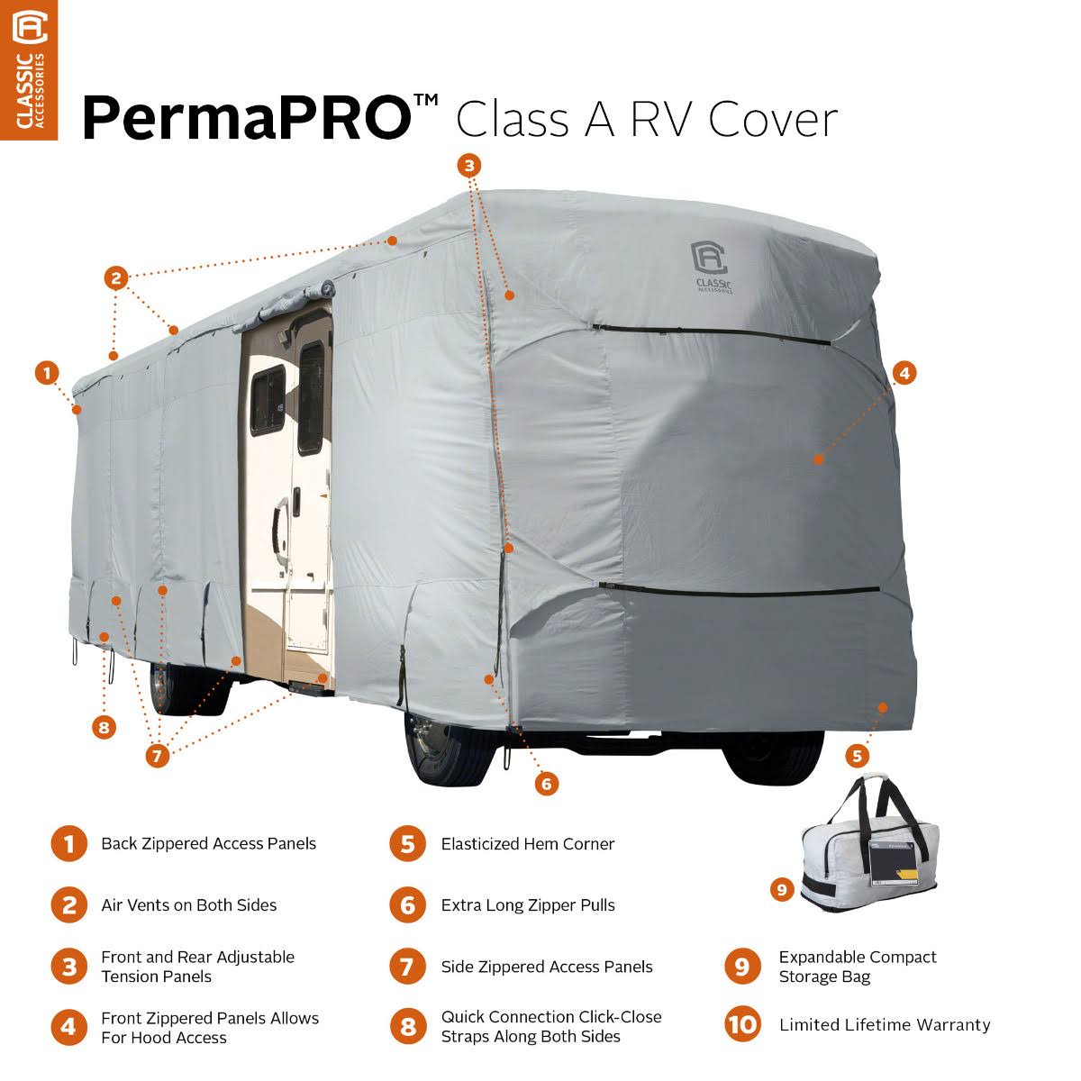 Classic Accessories PermaPRO Class A RV Cover