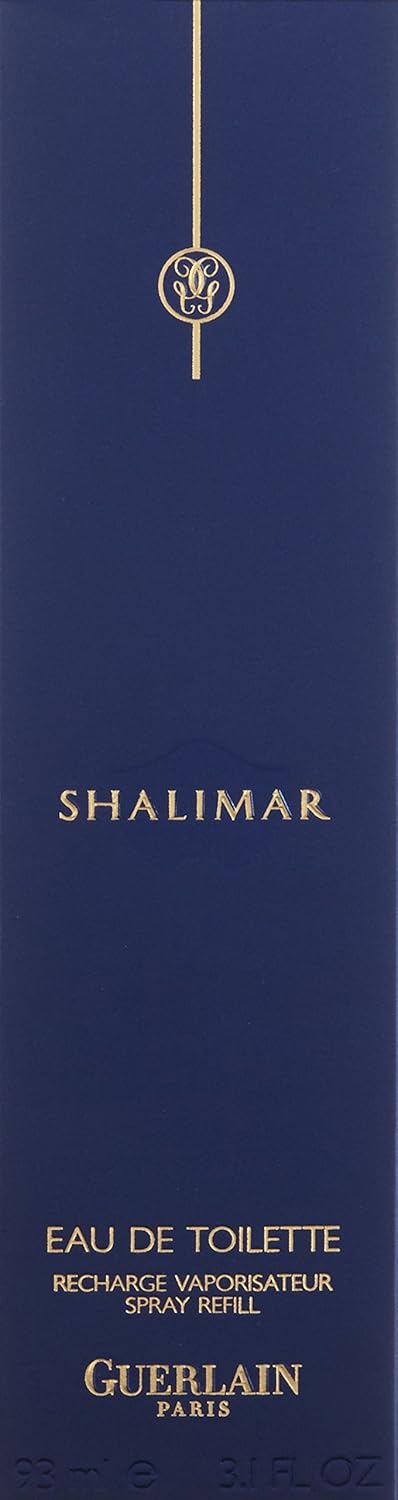 Shalimar Eau de Toilette Spray Refill for Women by Guerlain 3.1 Oz / 93 Ml Refill