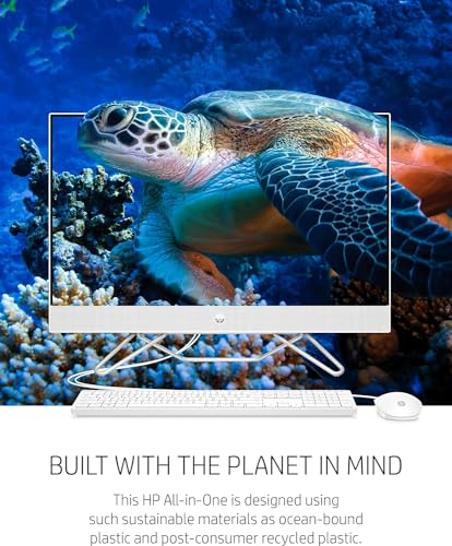 HP 27"" All-in-One Desktop, AMD 4-Core Ryzen 3 5300U, 27"" FHD IPS Display, AMD Radeon Graphics, WiFi, HDMI, RJ-45, 1080p HD Camera, 16GB DDR4 1TB M.2 SSD, Win11 Pro, ‎Starry White, 27-CB000