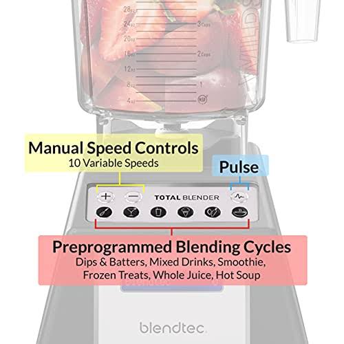 Blendtec Total Blender, Wildside Jar - Black