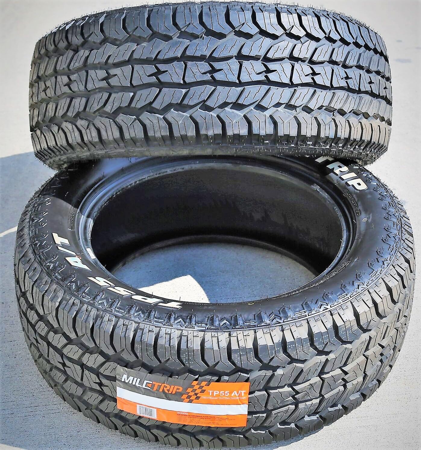 TP55 A/T All-Terrain Off-Road Light Truck Radial Tire-LT265/70R17 265/70/17 265/70-17 121/118S Load Range E LRE 10-Ply RWL Raised White Letters