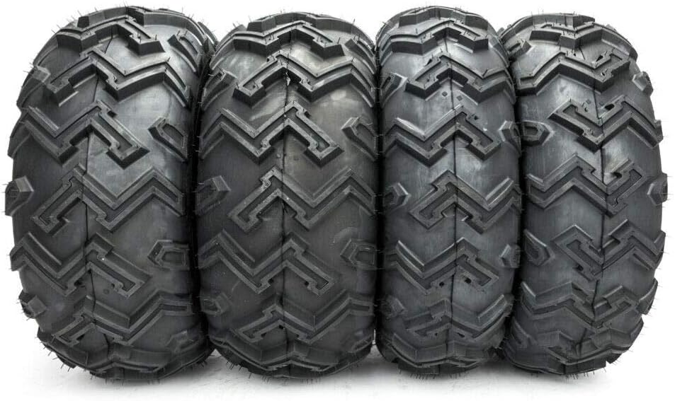 SUNROAD Set of 4 25'' 25x8-12 & 25x10-12 ATV Utility UTV Tires AT Front Rear Tires 6PR fit 12'' Rim