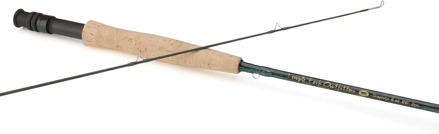 TEMPLE FORK OUTFITTERS Signature II Freshwater Saltwater Moderate Action 2-Piece Fly Fishing Rod
