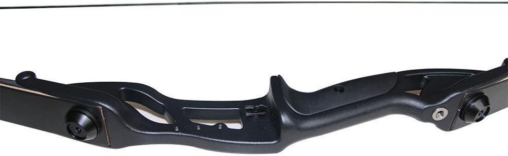 TOPARCHERY Archery 56" Takedown Hunting Recurve Bow Metal Riser Right Hand Black Longbow Pack of 2