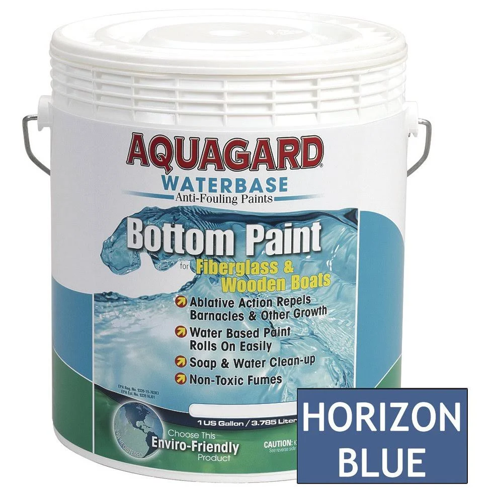 Aquagard Waterbased Anti-Fouling Bottom Paint - 1gal - Horizon BLUE.