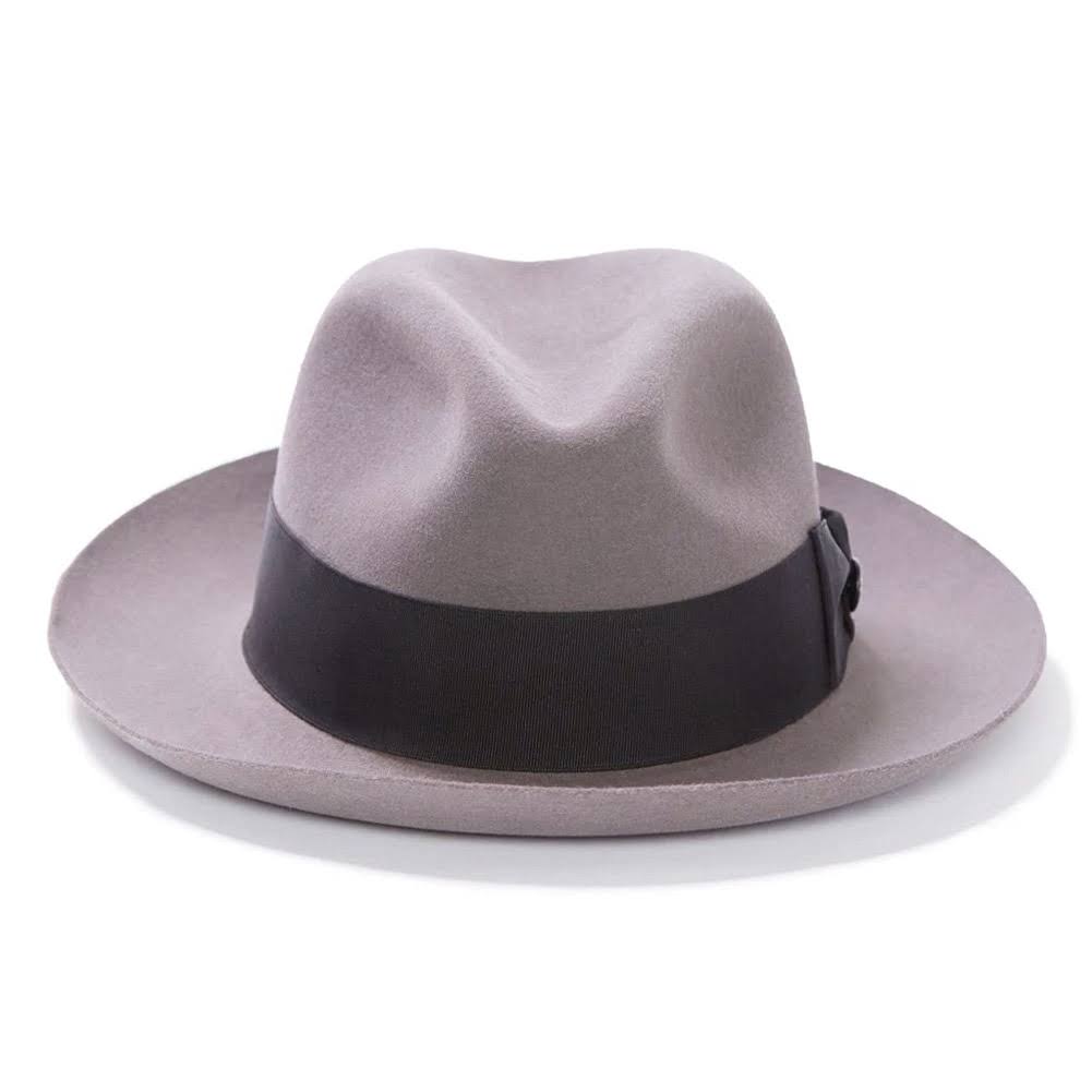 Stetson Temple - Fedora Hat TFTMPL Caribou - 7 3/8 Fur Felt