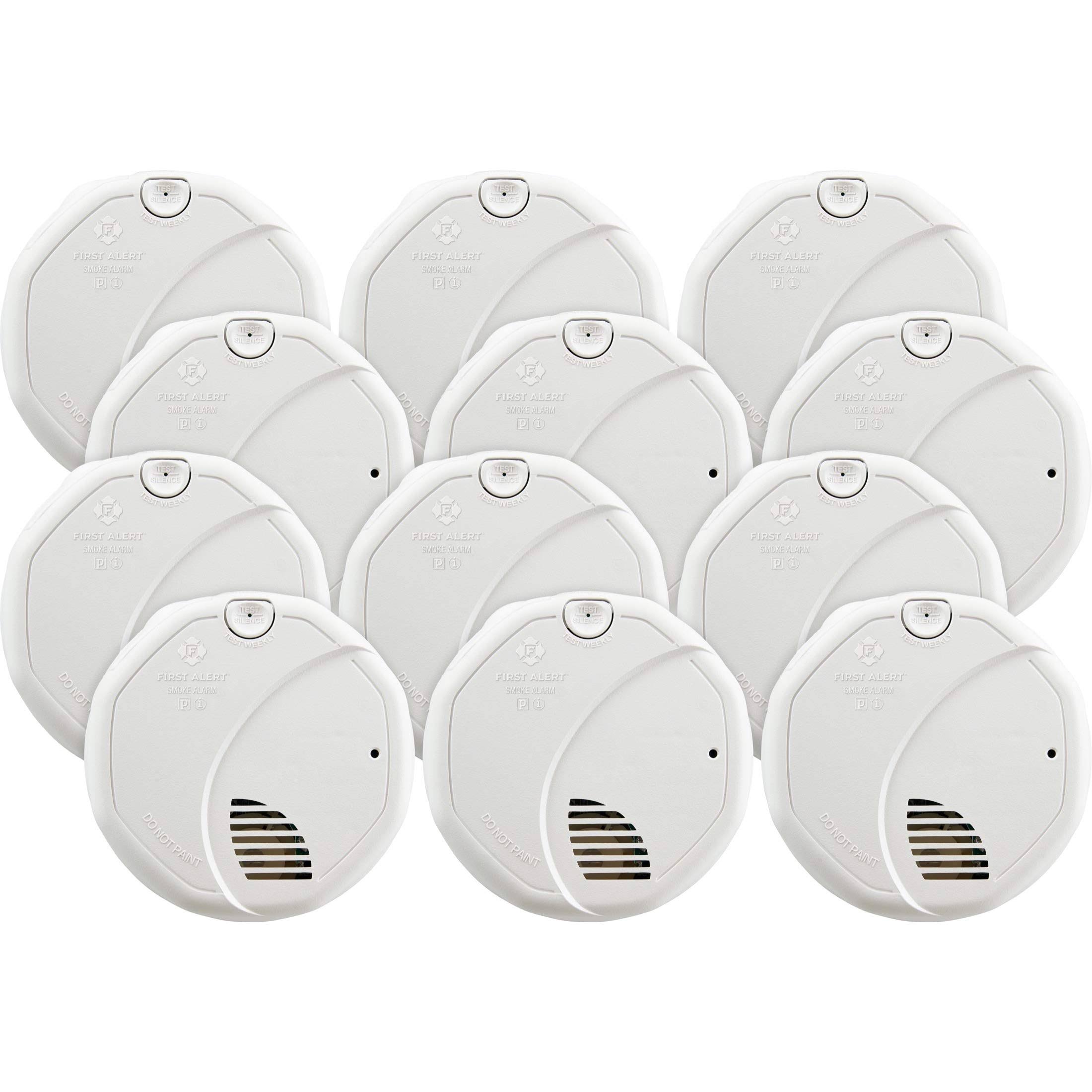 First Alert Brk SC7010B-3 Hardwired Smoke and Carbon Monoxide (CO) Detector with Battery Backup, 3 Pack