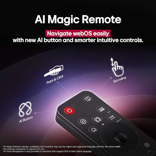 LG 55-Inch Class OLED evo AI 4K G5 Series Smart TV w/Dolby Atmos, Dolby Vision, HDR10, AI Super Upscaling 4K, Filmmaker Mode, Wow Orchestra, Alexa Built-in (OLED55G5WUA, 2025)