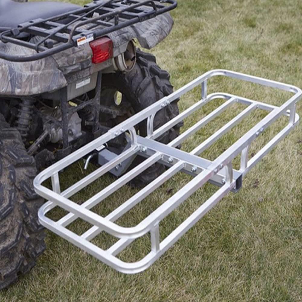 Guide Gear Small ATV UTV Utility Trailer, Hitch Cargo Carrier, Truck Camping, Aluminum