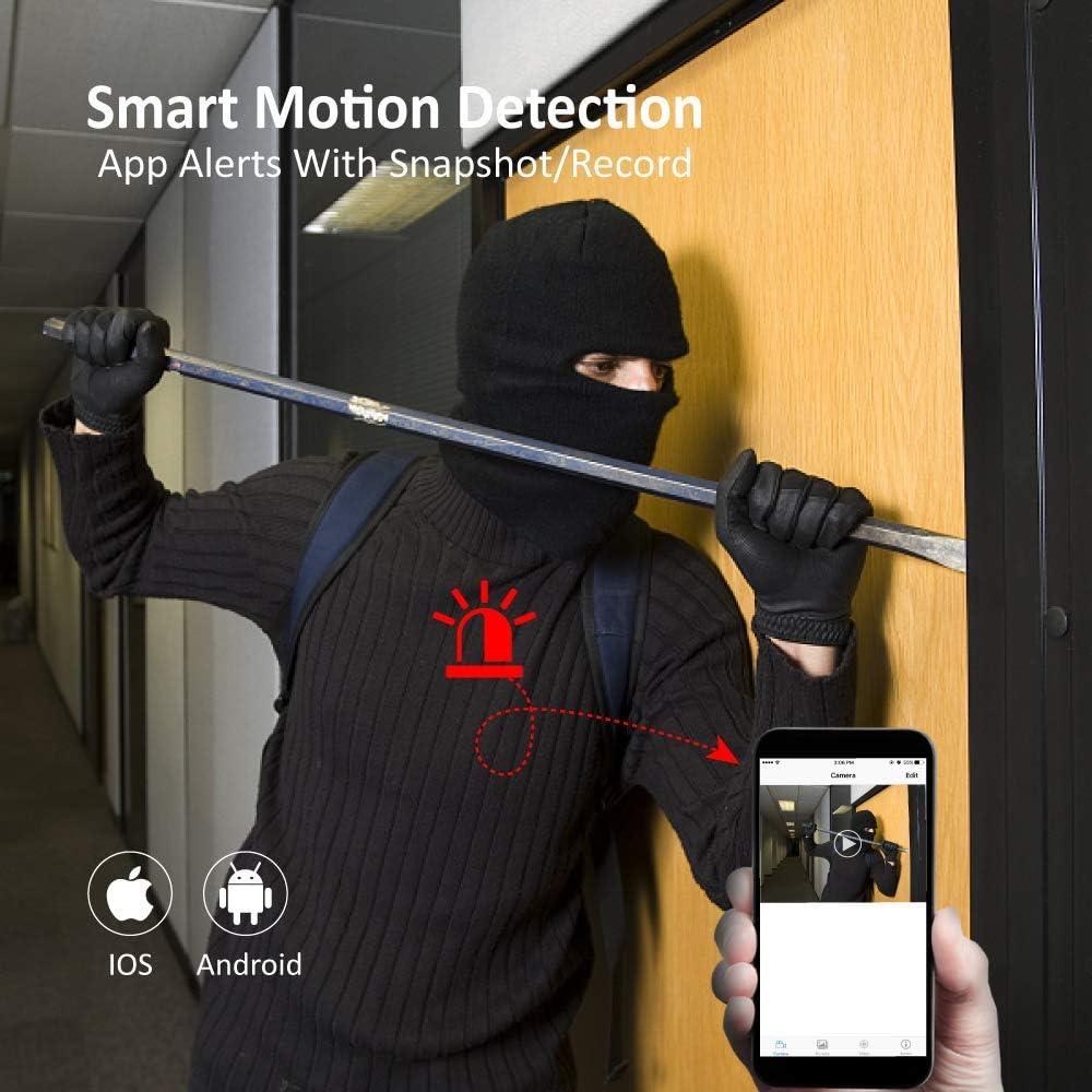 Jennov POE Security Camera 5MP(2592x1944) HD IP PTZ Security Camera CCTV Home Video & Audio Surveillance Outdoor Pan Tilt & 5X Zoom Night Vision Motion Detection Free Phone App Remote View