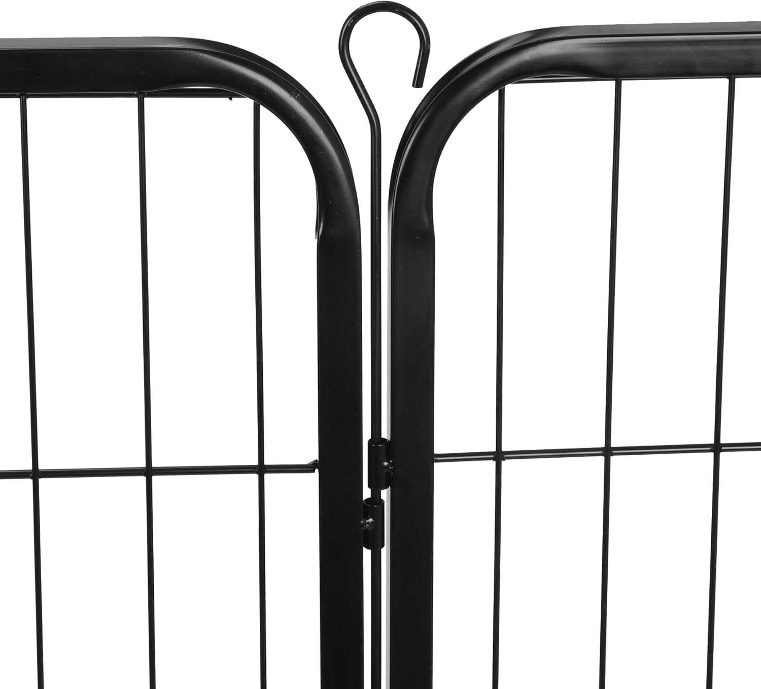 ZENSTYLE 24” Tall Foldable Heavy Duty Metal Pet Playpen 16 Panels Dog Puppy Cat Exercise Fence Barrier Kennel for Outdoor & Indoor
