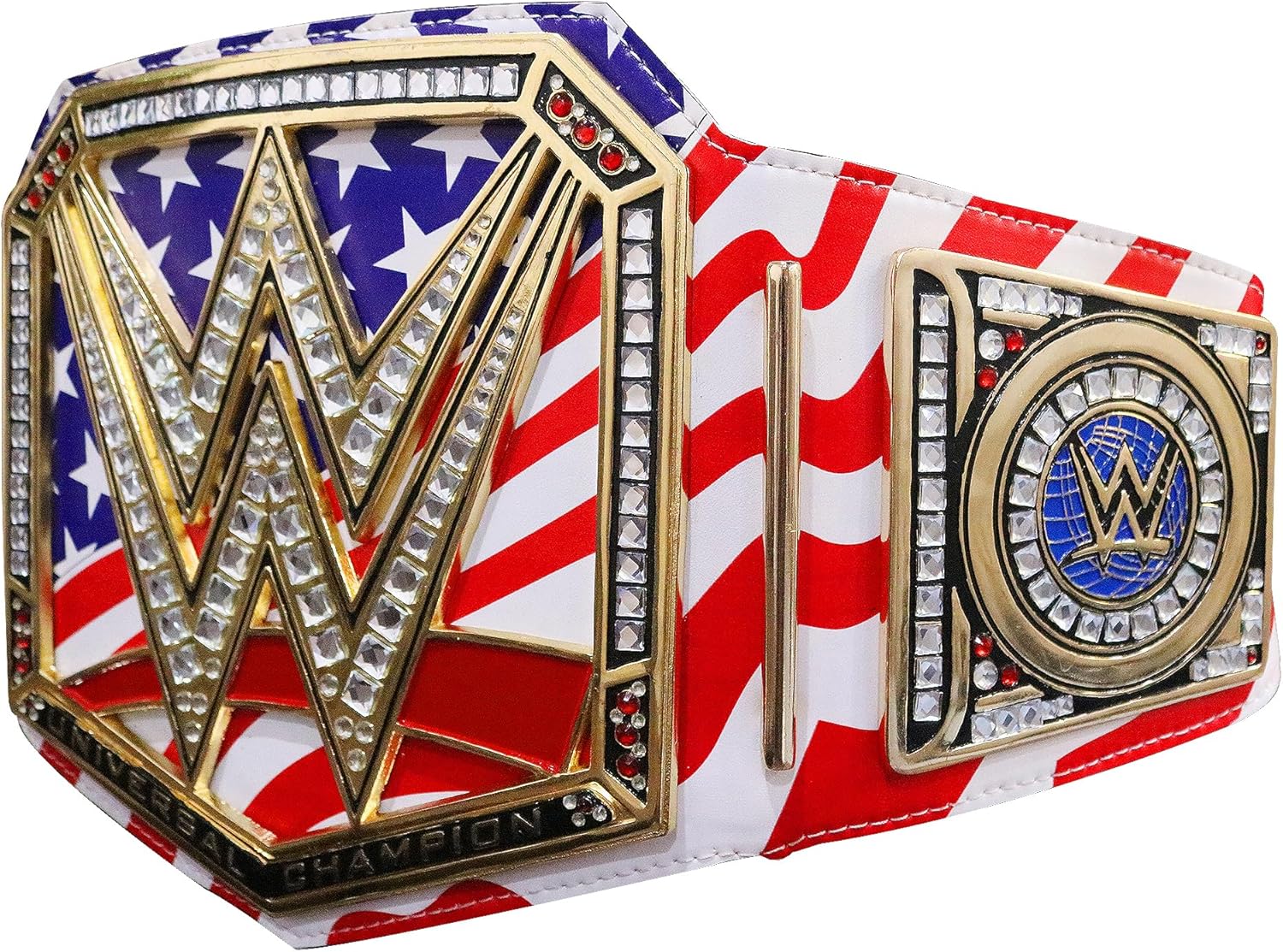 WWE United States Championship Title Belt Replica, WWE World Heavyweight Wrestling Championship Belt - Adult Size - 4mm