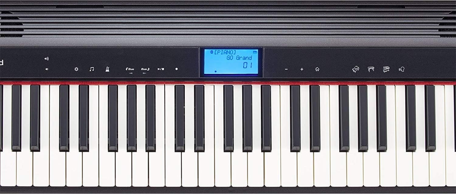 Roland GO:PIANO 61-key Digital Piano Keyboard with Integrated Bluetooth Speakers (GO-61P)