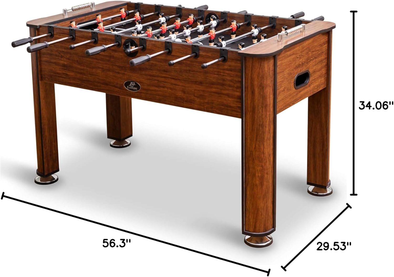 EastPoint Sports 56-Inch Official Competition Size Foosball Table - Foosball Game Table and Foosball Ball Set Complete with Quick-Connect Rods and Bead Scoring