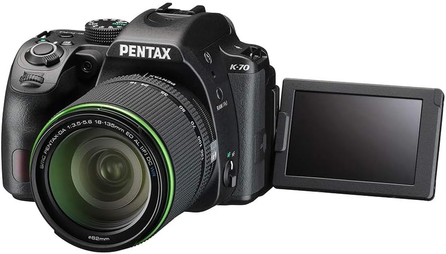 Pentax K-70 Weather-Sealed DSLR Camera, Body Only (Black)