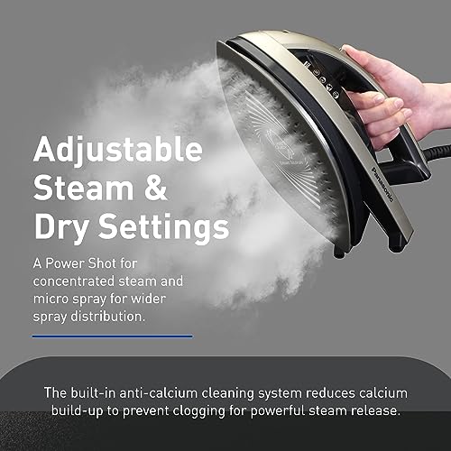 Panasonic Dry and Steam Iron with Alumite Soleplate