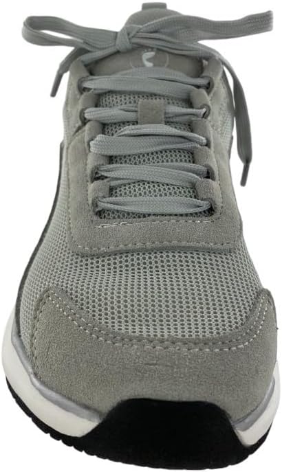 Earthing Women's Sedona Leather Grounding Trail Running Casual Shoe (Grey, US Footwear Size System, Adult, Women, Numeric, Medium, 9)