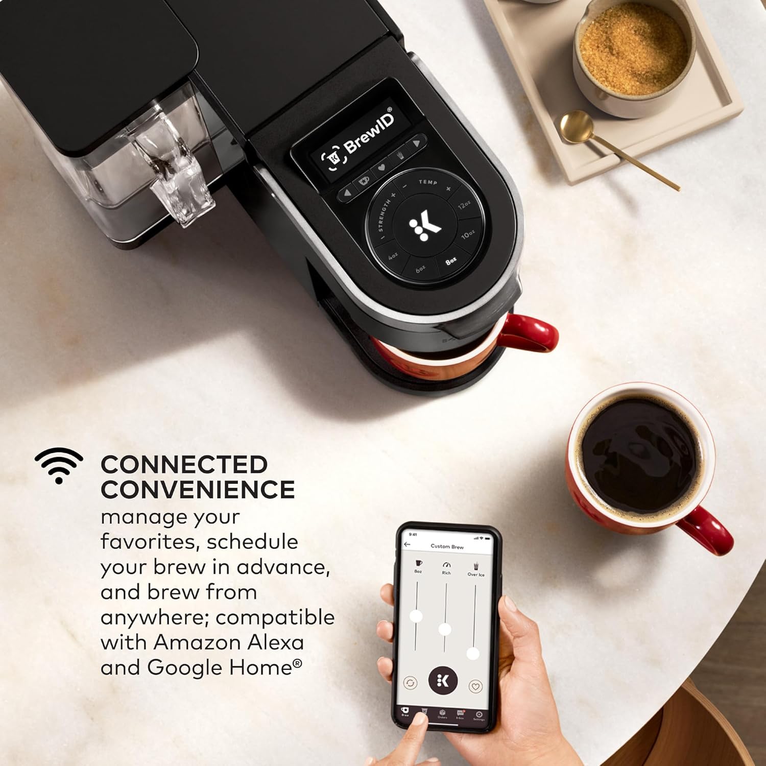 Keurig® K-Supreme Plus SMART Single Serve K-Cup Pod Coffee Maker, Black