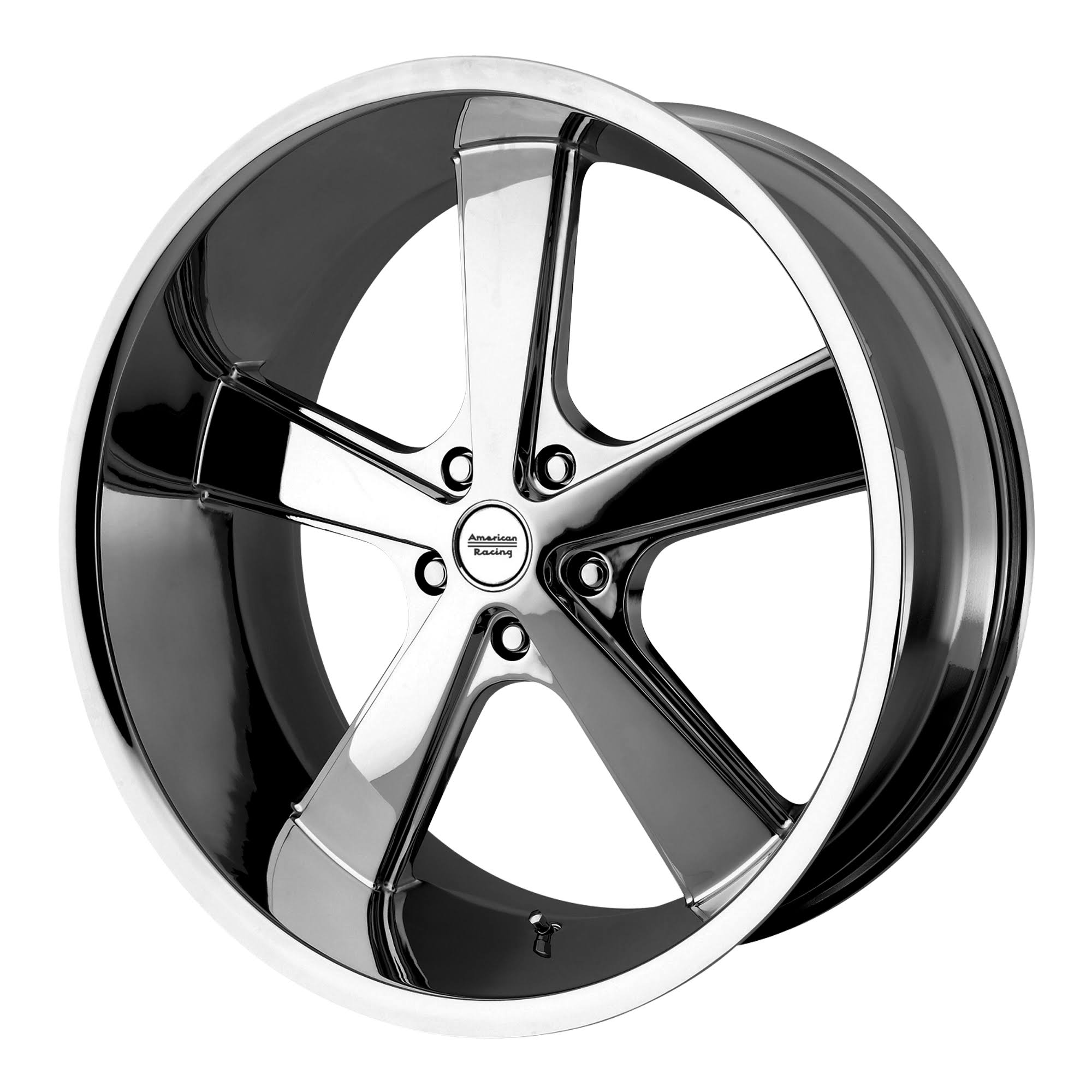 American Racing Nova Wheel 20x10 5x127 Chrome 18mm Offset