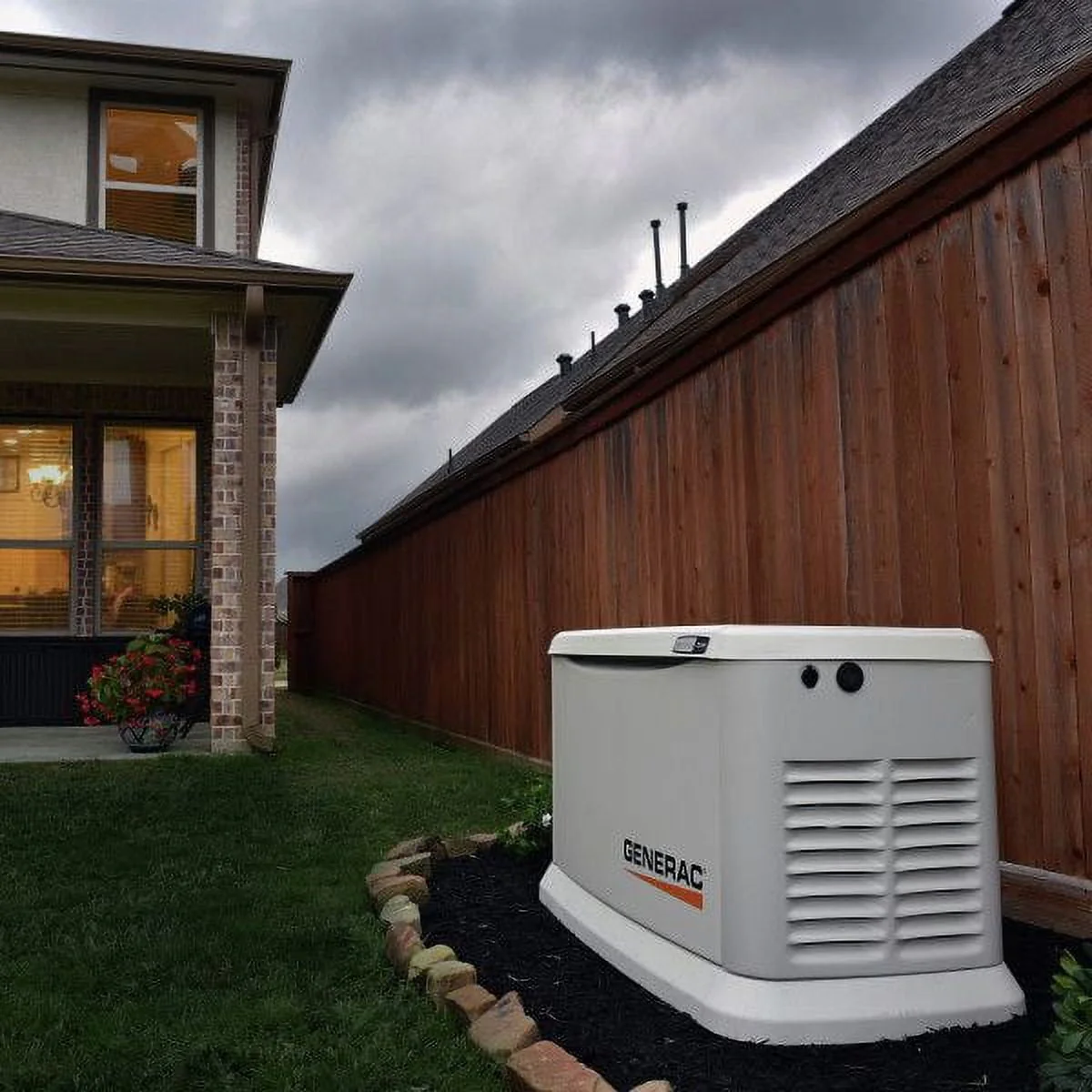 Guardian Series 22 KW/19.5 KW Air Cooled Home Standby Generator with Wi-Fi with Whole Home 200 Amp Transfer Switch (non CUL)
