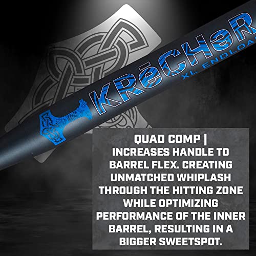 Worth | 2023 | KRECHER Slowpitch Softball Bat | USA | XL Load | 13.5" Barrel