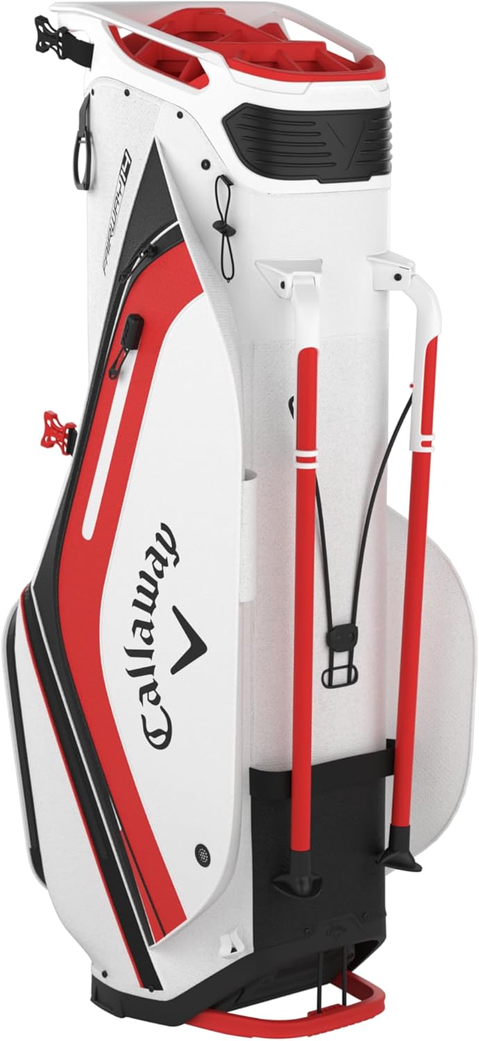 Callaway Golf Fairway 14 Stand Bag (White/Black/Fire)