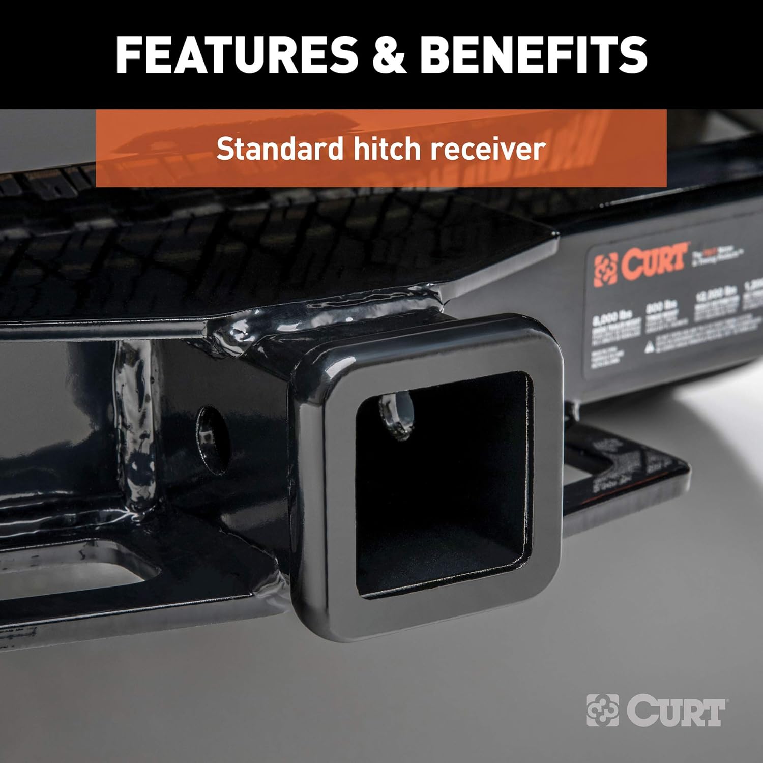 CURT 13382 Class 3 Trailer Hitch, 2-Inch Receiver, Fits Select Subaru Crosstrek