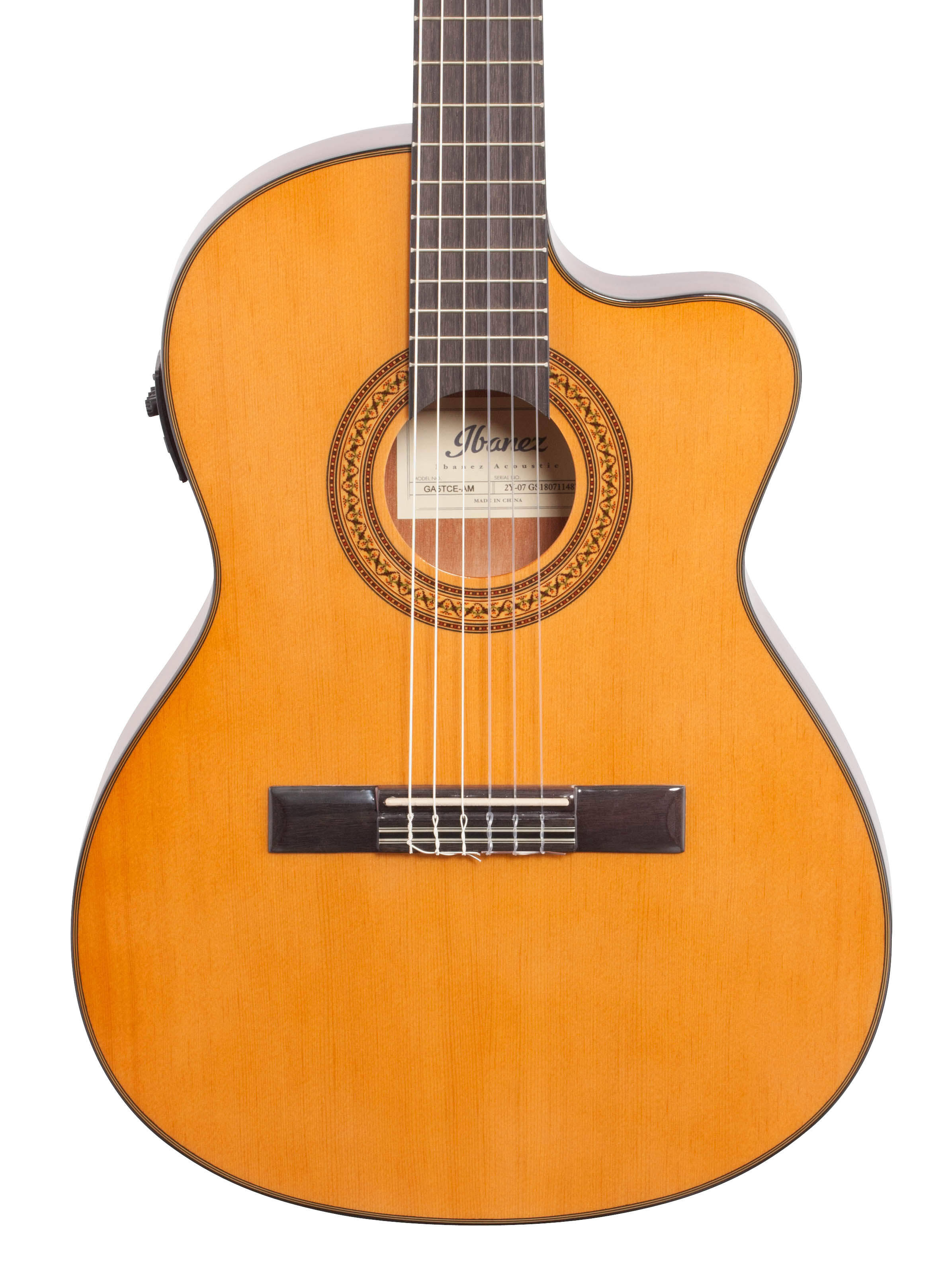 Ibanez GA5TCE Classical Thinline Acoustic-Electric Guitar