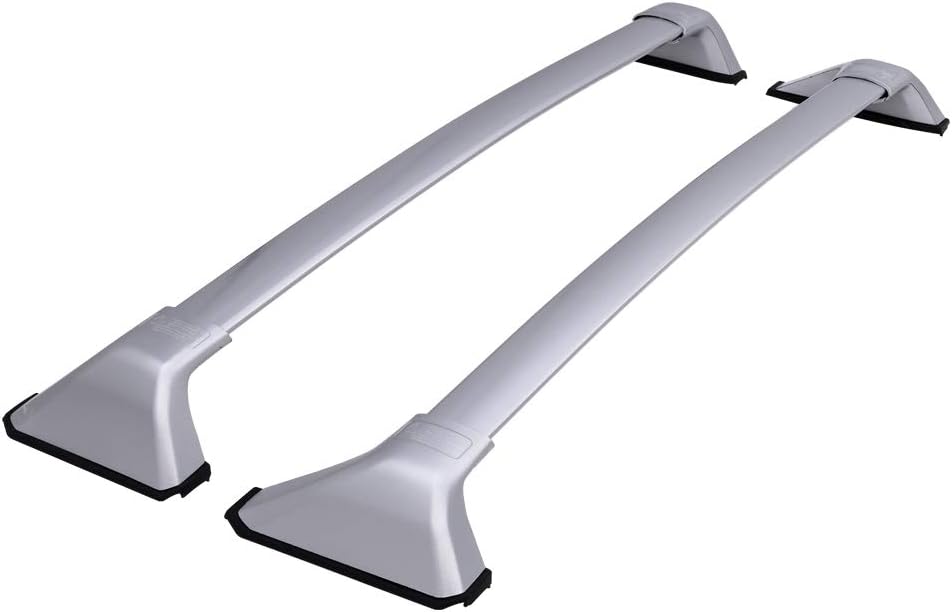 Silver Cross Bars Roof Racks fit for 2020 2021 2022 Toyota Highlander L & LE ,(Model Without Factory Side Rails)