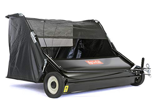 Agri-Fab Inc 45-0546 52" Lawn Sweeper, Black & 45-0299 48-Inch Tow Plug Aerator,Orange & Black,Large