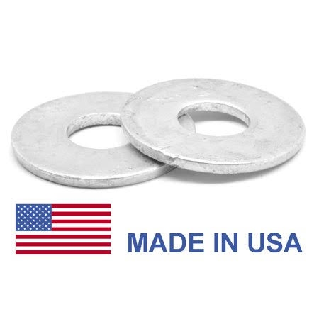 Asmc Industrial 5/8 inch Grade F436 Round STRUCTURAL Washer - USA Medium Carbon Steel Hot Dip Galvanized Pk 100