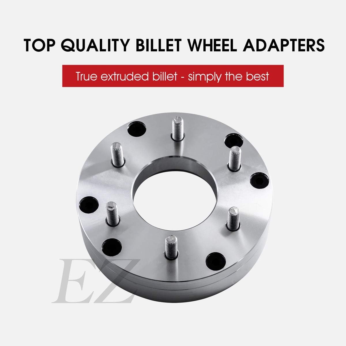 4 Wheel Adapters 5 Lug 5.5" to 6 Lug 5.5" For Mounting Chevy Toyota 6 Lug Whees On Dodge Ram 1500