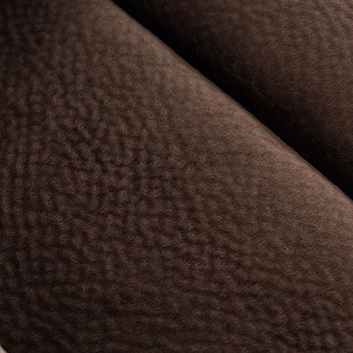 MCombo Triple Motor Power Lift Recliner Chair Sofa with Power Adjustable Headrest for Elderly People, Infinite Position, Fabric 7630 (Brown)