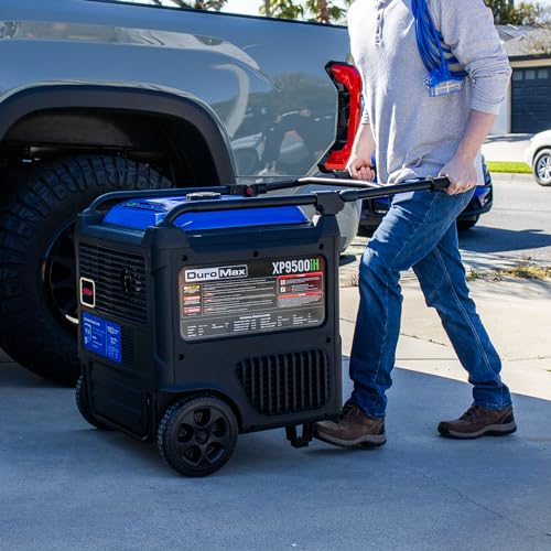 DuroMax XP9500iH 9,500-Watt 459cc Dual Fuel Digital Inverter Hybrid Portable Generator