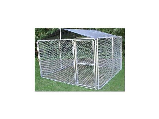 Stephens Pipe u0026 Steel DKR10100 Solid Kennel Roof Kit, 10& x 10&