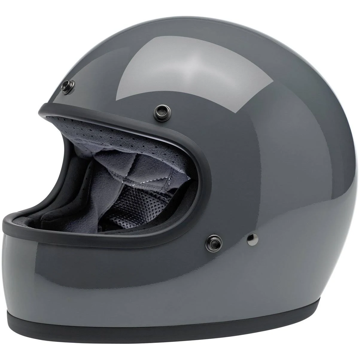 Biltwell Gringo Helmet - Gloss Storm Grey - Small