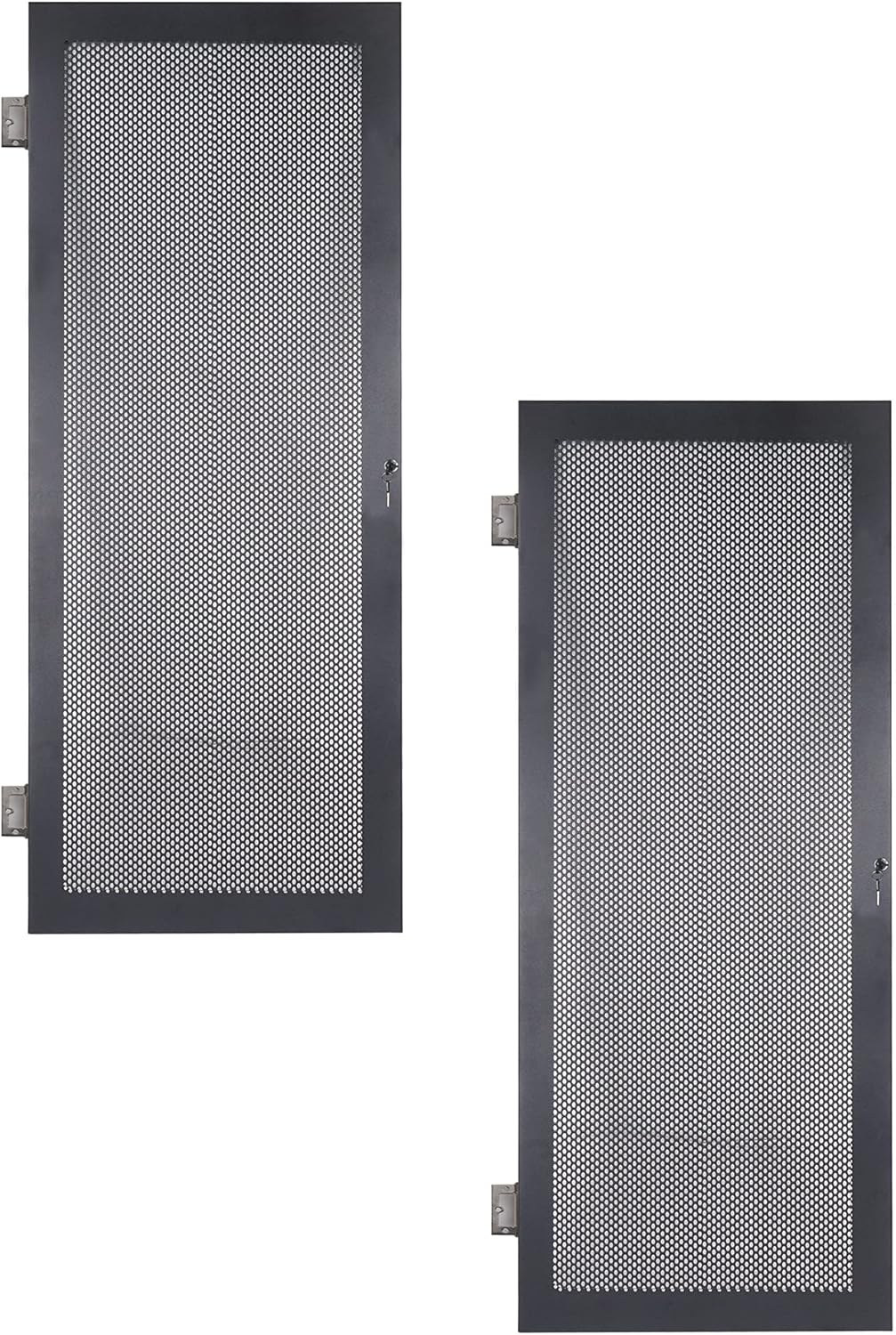 Sound Town 30U Universal Steel Rack, w/ 3 Locking Casters, Vented Side Panels for Audio Video, Server and Network Equipment (STRK-M30U)