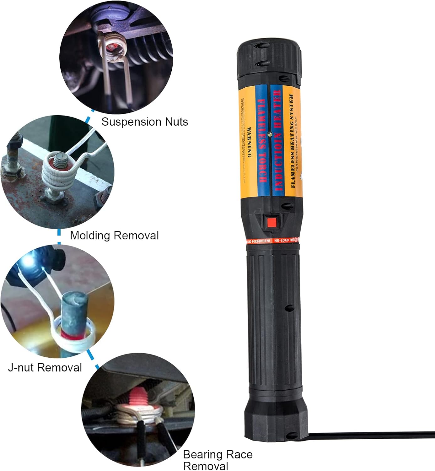 EMAGIH 110V 1200W Auto Use Bolts Nuts Remover Car Garage Repairing PDR Tool Flameless Portable Magnetic Induction Heater