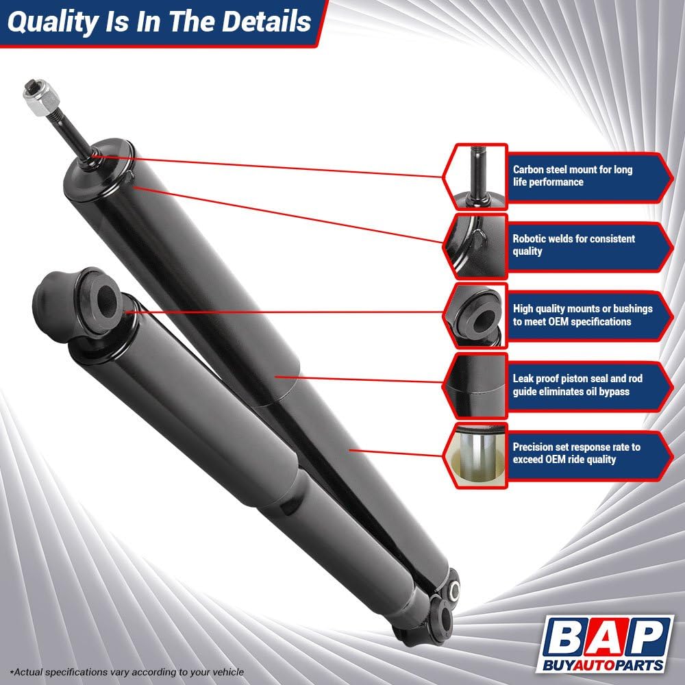 Rear Air Shock Set For Chevy Tahoe Suburban Avalanche GMC Yukon Cadillac Escalade Z55 Autoride 2000-2014 - BuyAutoParts 75-835332N New