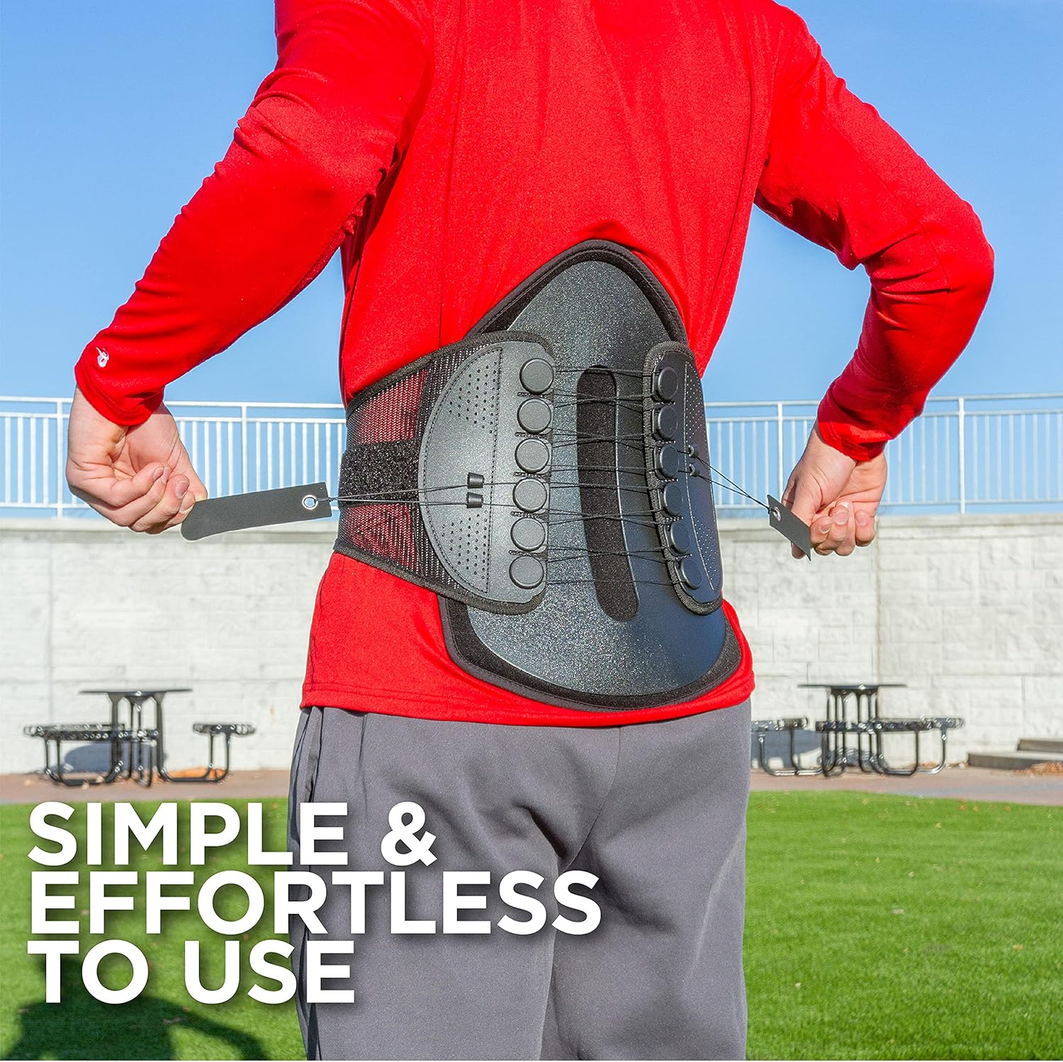 Spine Decompression Back Brace - MAC Plus Rigid Lumbosacral Corset Belt with Pulley System for Sciatica Pain, Disc Injury and After Laminectomy or Spinal Fusion Surgery (S)
