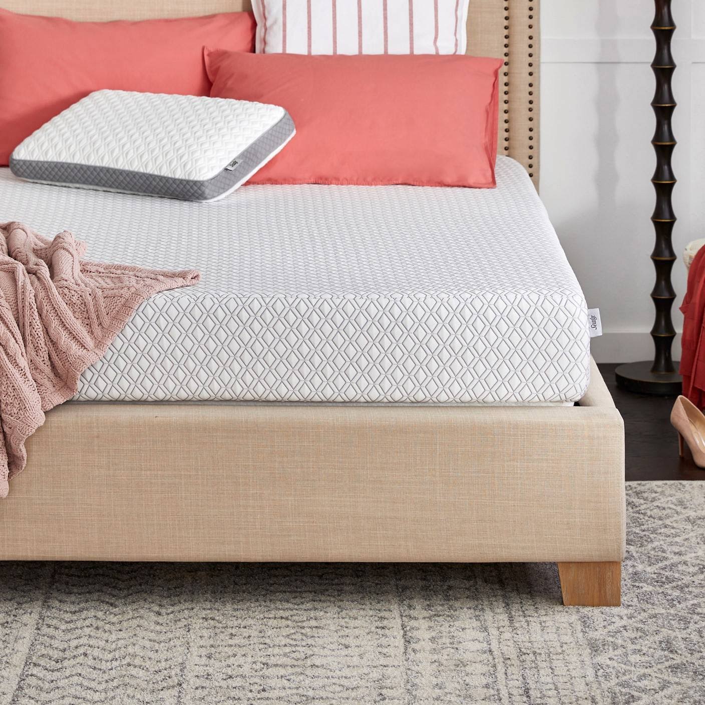 Sealy 8x22 Memory Foam Mattress-in-a-Box with Cool u0026 Clean Cover - Queen