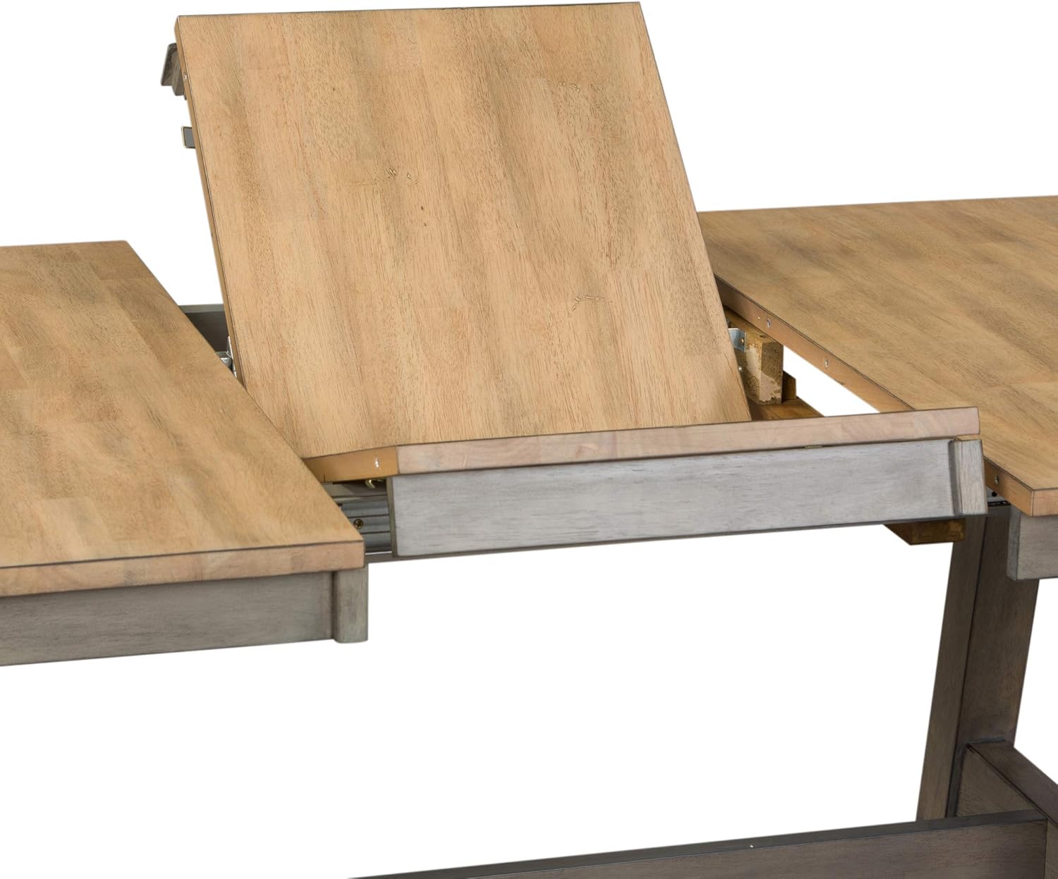 Liberty Furniture Industries Lindsey Farm 7 Piece Trestle Table Set, W38 x D78 x H30, Gray