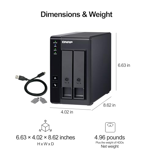 QNAP TR-004 4 Bay USB Type-C Direct Attached Storage (DAS) with hardware RAID (Diskless)