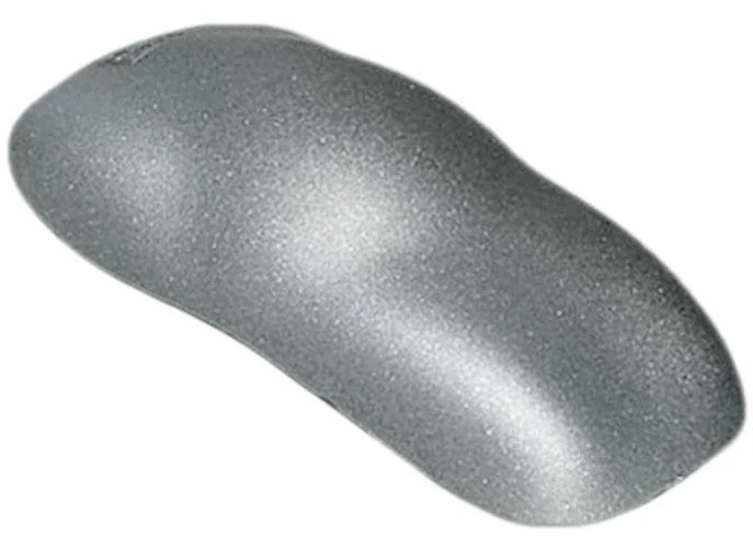 Brilliant Silver Firemist - Medium, Hot Rod Flatz Urethane Automotive Flat Car Paint, 1 Quart Kit