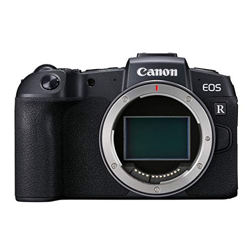 Canon EOS RP Full Frame Mirrorless Vlogging Portable Digital Camera with 26.2MP Full-Frame CMOS Sensor, Wi-Fi, Bluetooth, 4K Video Recording and 3.0” Vari-Angle Touch LCD Screen, Body, Black,