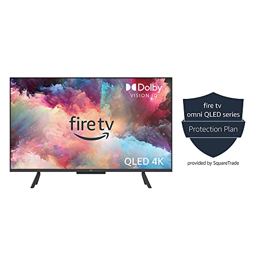 Amazon Fire TV 75" Omni QLED Series 4K UHD smart TV, Dolby Vision IQ, Fire TV Ambient Experience, local dimming, hands-free with Alexa
