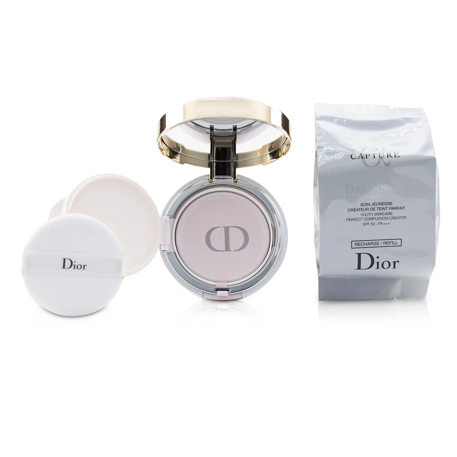 Christian Dior Capture Dreamskin Moist & Perfect Cushion SPF 50 With Extra Refill - # 030 (Medium Beige  2x15g/0.5oz