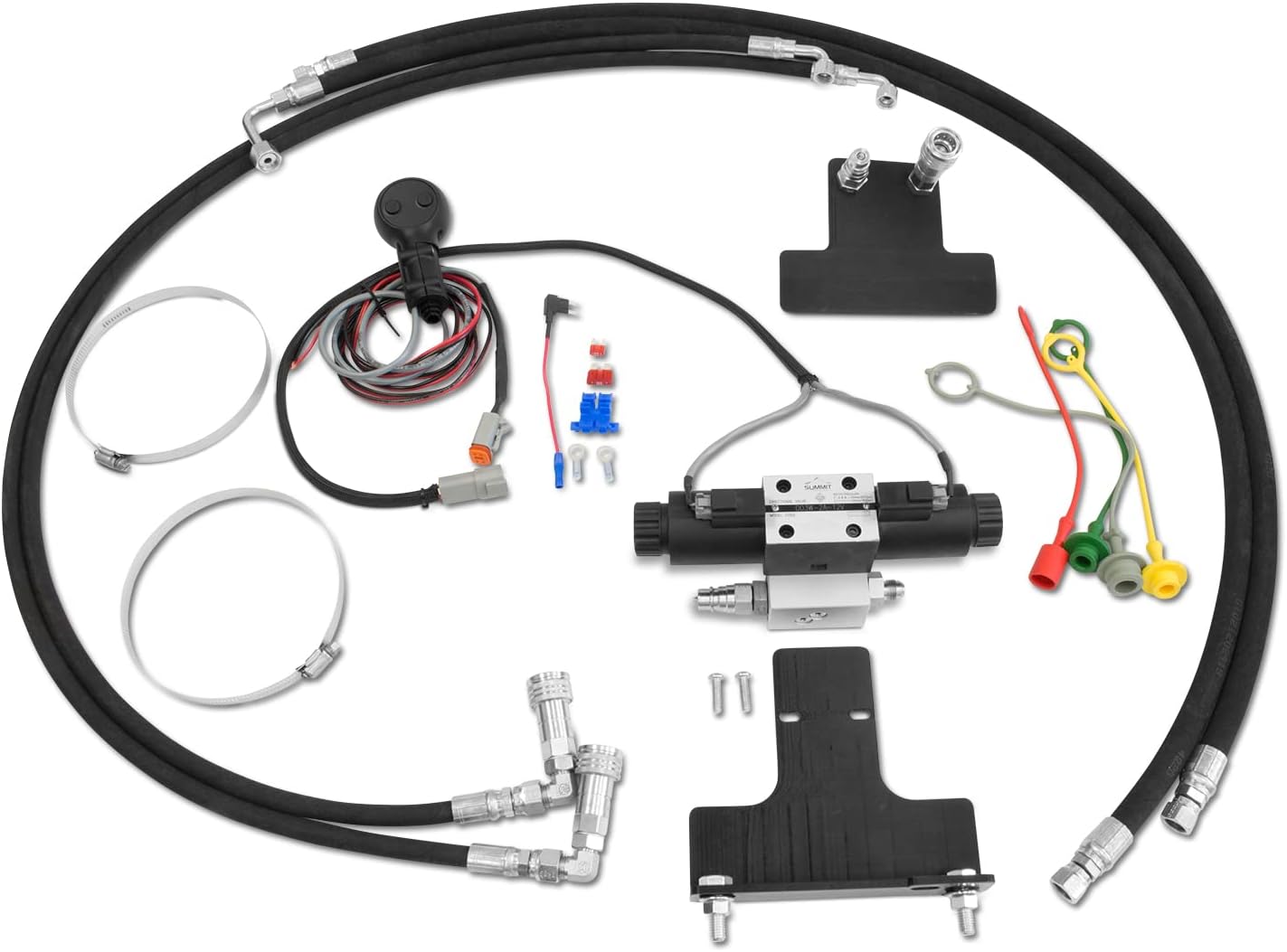 Summit Hydraulics Third Function Kit Compatible with John Deere 1025R, 1023E and 1026R Tractors