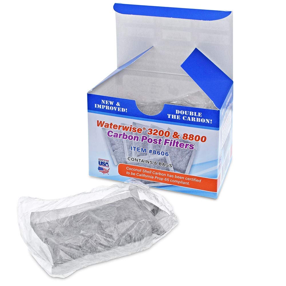 Waterwise 3200 w/ 6 Pack Filters - Produces 1 gallon of 100% pure steam distilled water in 4 hours